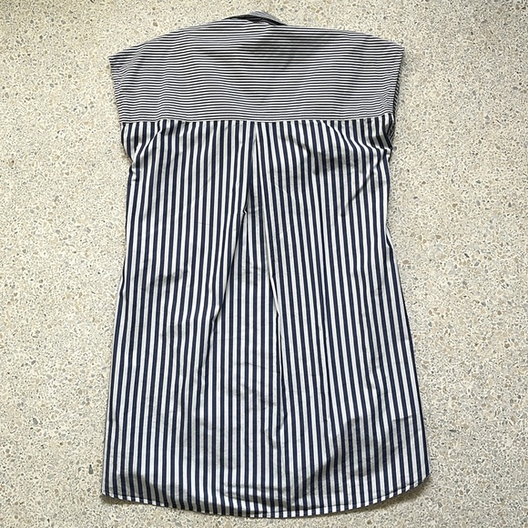 Madewell Striped Shirt Dress Size Small - Picture 5 of 5
